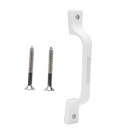 Plastic Grab Handle Entry Door Assist Bar for RV, 9.25in Assist Bar White for