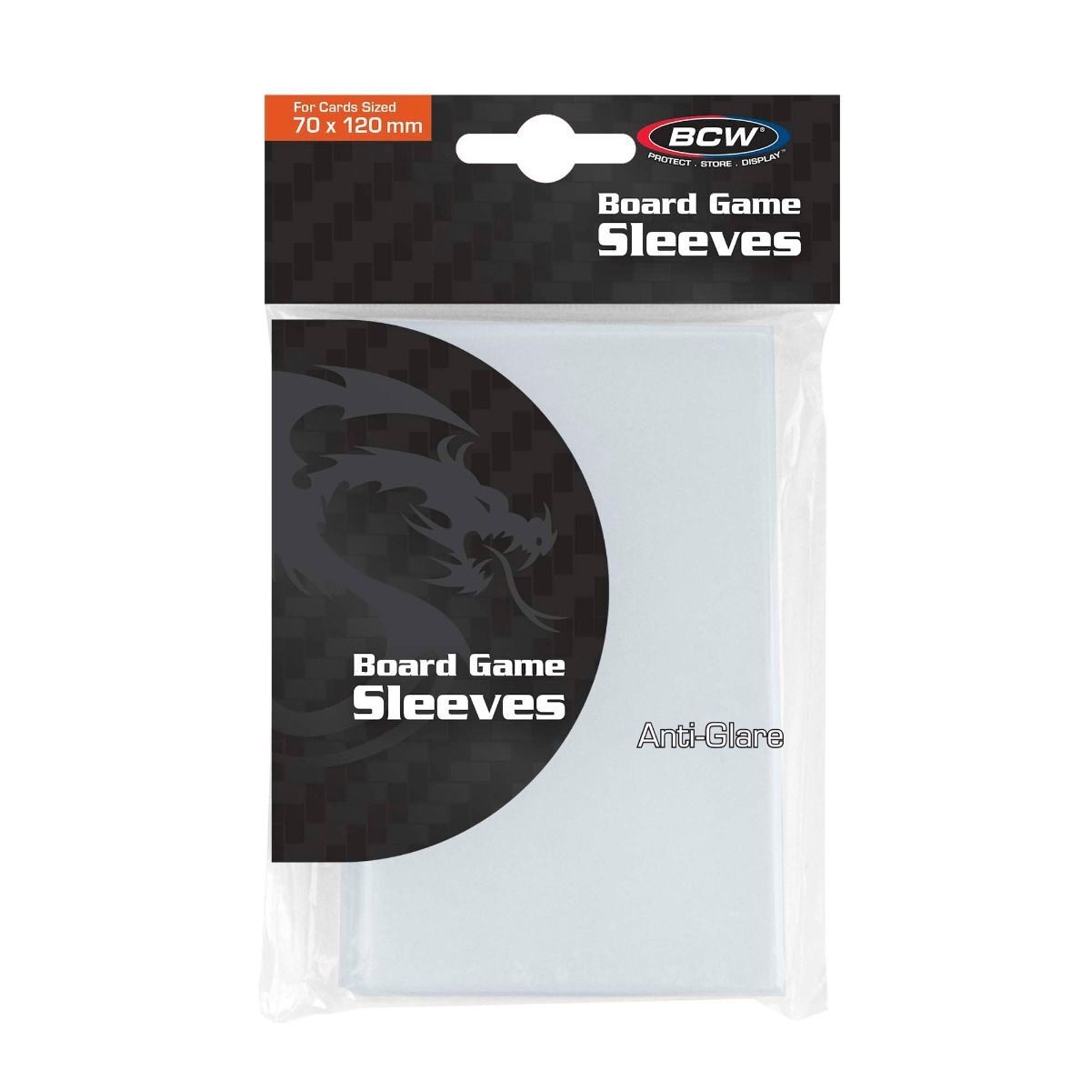 BCW Anti-Glare Sleeves - Std Tarot (70MM x 120MM) 1-BG-70X120-M