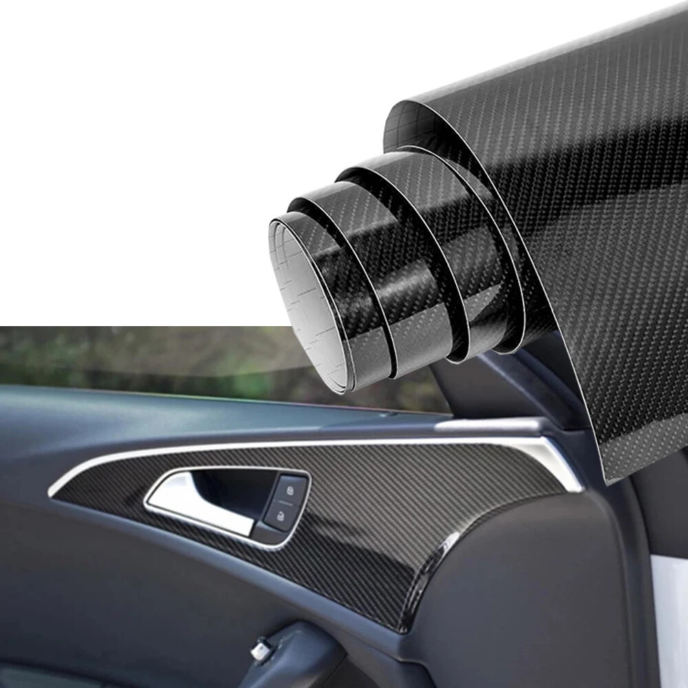 60*12 inch Carbon Fiber Vinyl Wrap vehicles Car Stickers DIY Protective Film