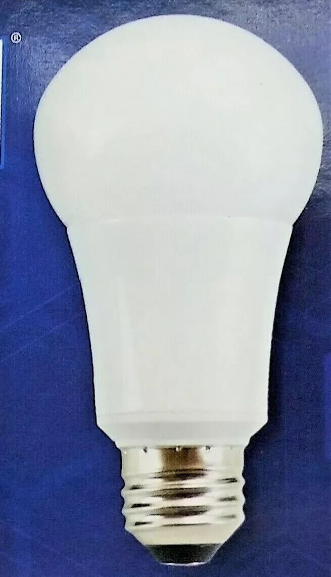 4 NEW Light Bulbs LED 10 = 60 Watt A19 60W Daylight BRIGHT WHITE 5000k