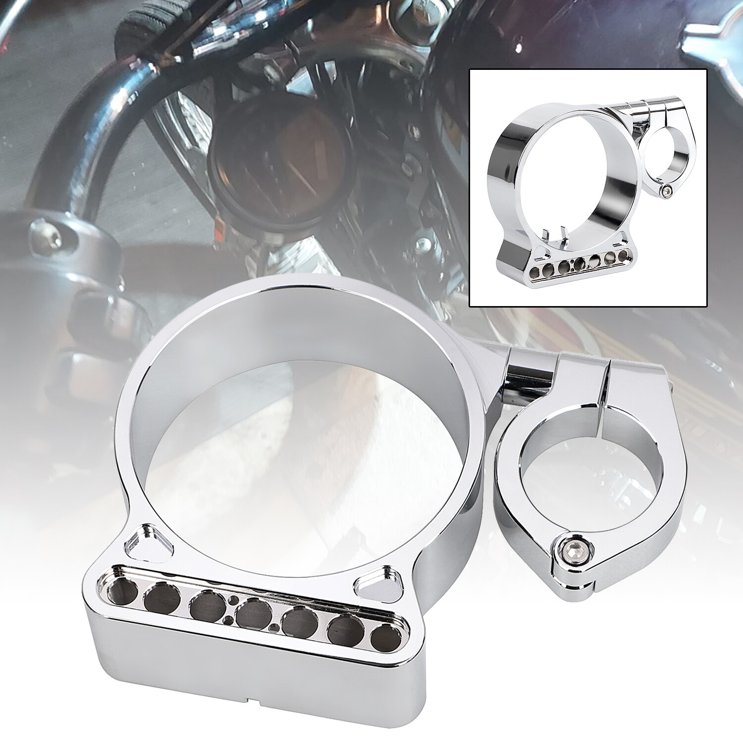 39mm Side Mount Speedo Relocation Bracket Fit For Harley Sportster 883 1988-2013
