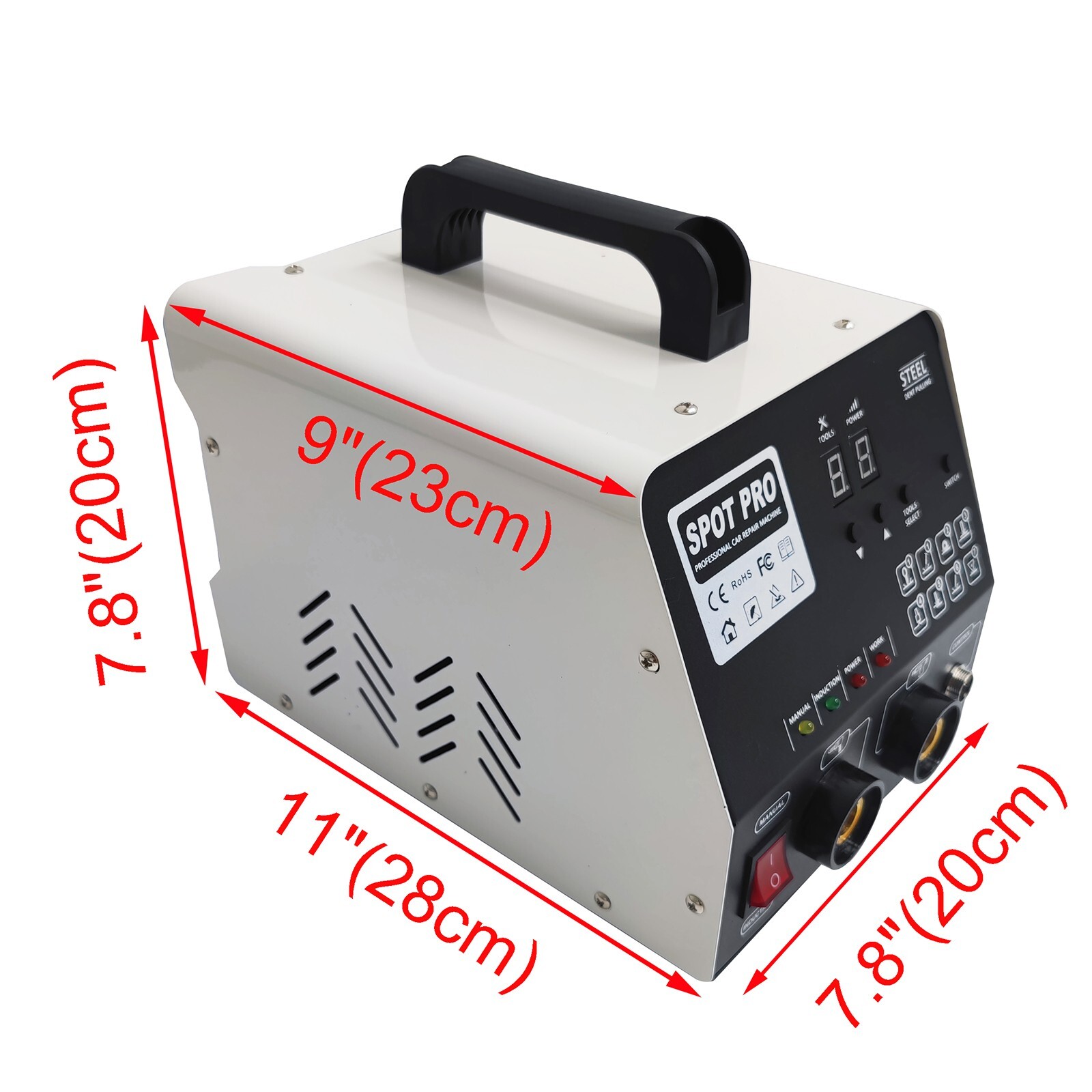 110V Spot Welder Dent Puller Kit Car Body Repair Machine 4HP Powered Dent Puller