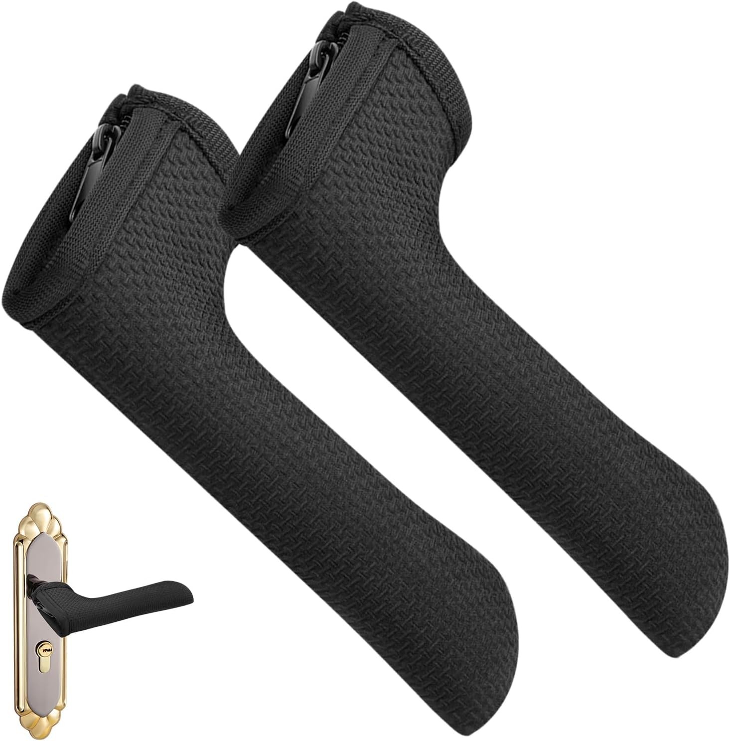 2 Pack Door Knob Covers Neoprene