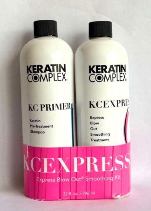 Keratin Complex KCEXPRESS Express Blow Out Smoothing Treatment Kit (16oz Each)