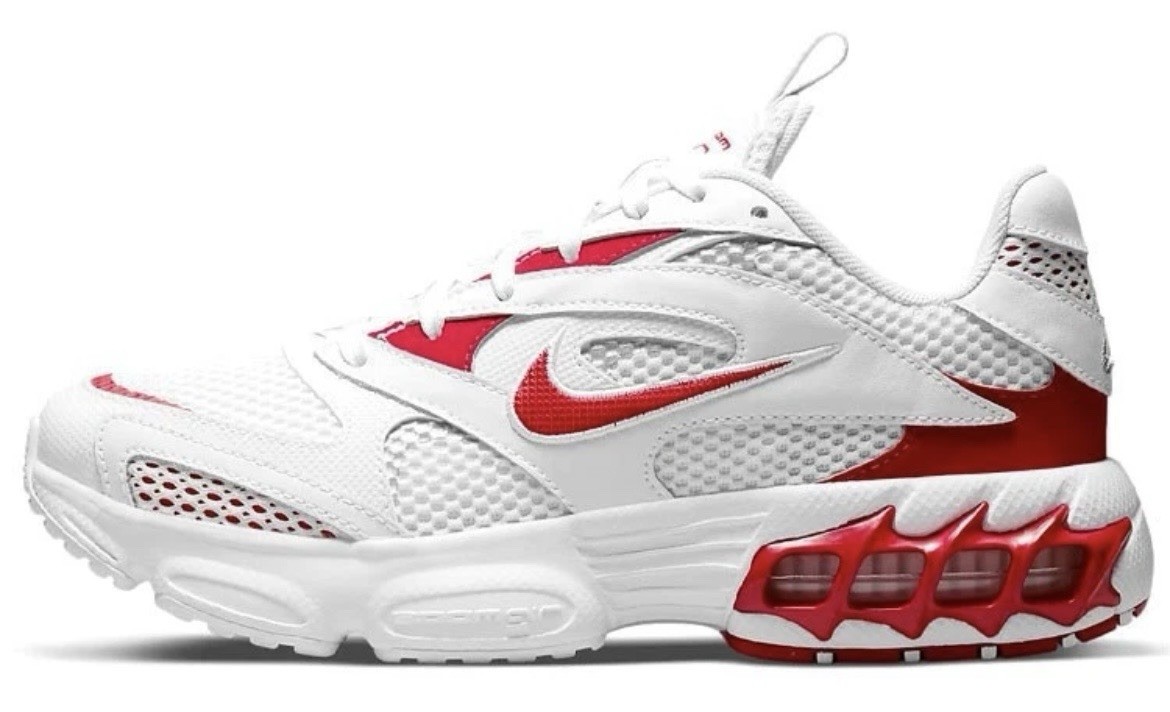 Nike Women's Zoom Air Fire White Red Athletic Casual Shoes Sneakers Trainers New