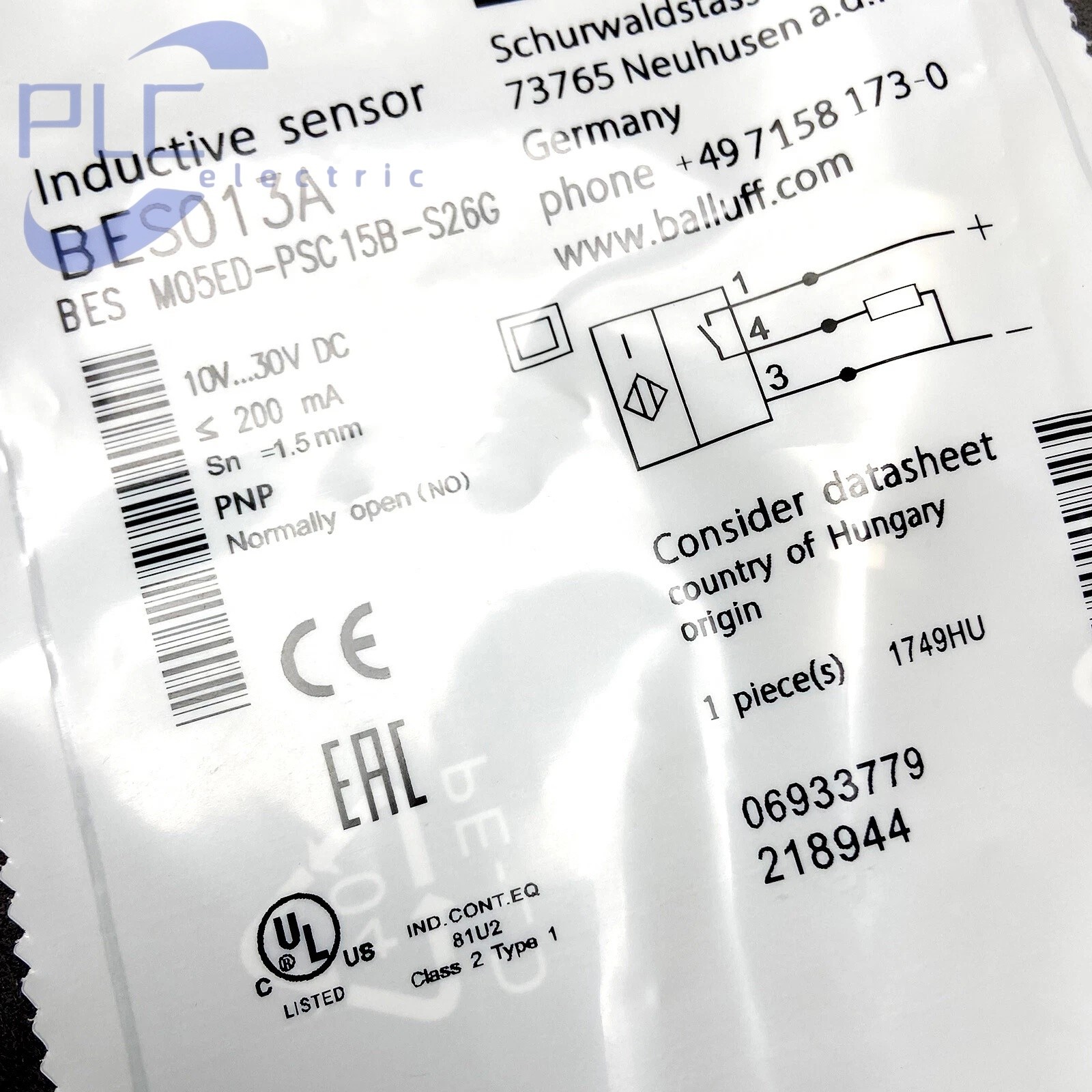 BALLUFF BES013A BES M05ED-PSC15B-S26G sensor brand new free shipping