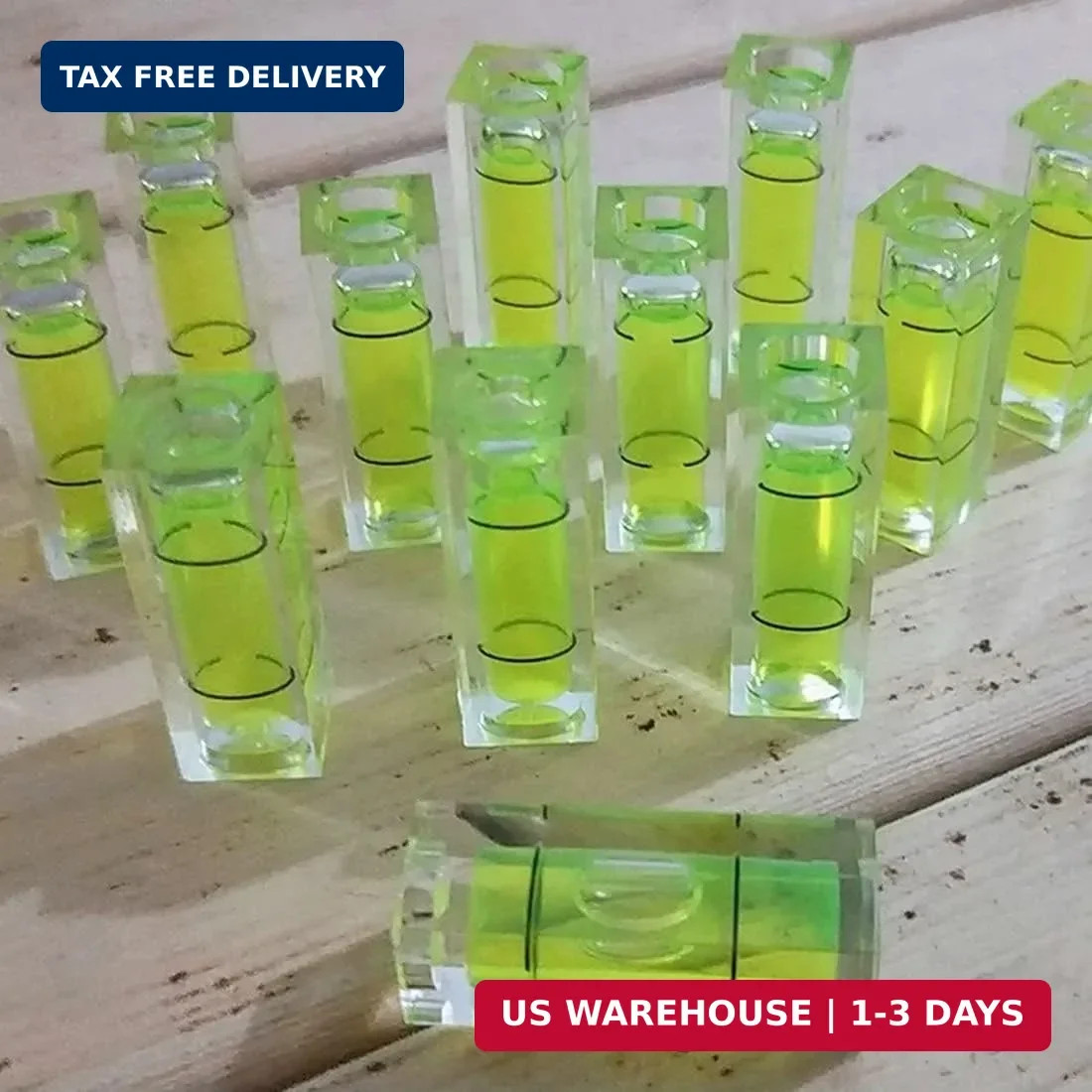 6pcs Small Bubble Level Mini Square Bubble Spirit Levels Leveling Tools New