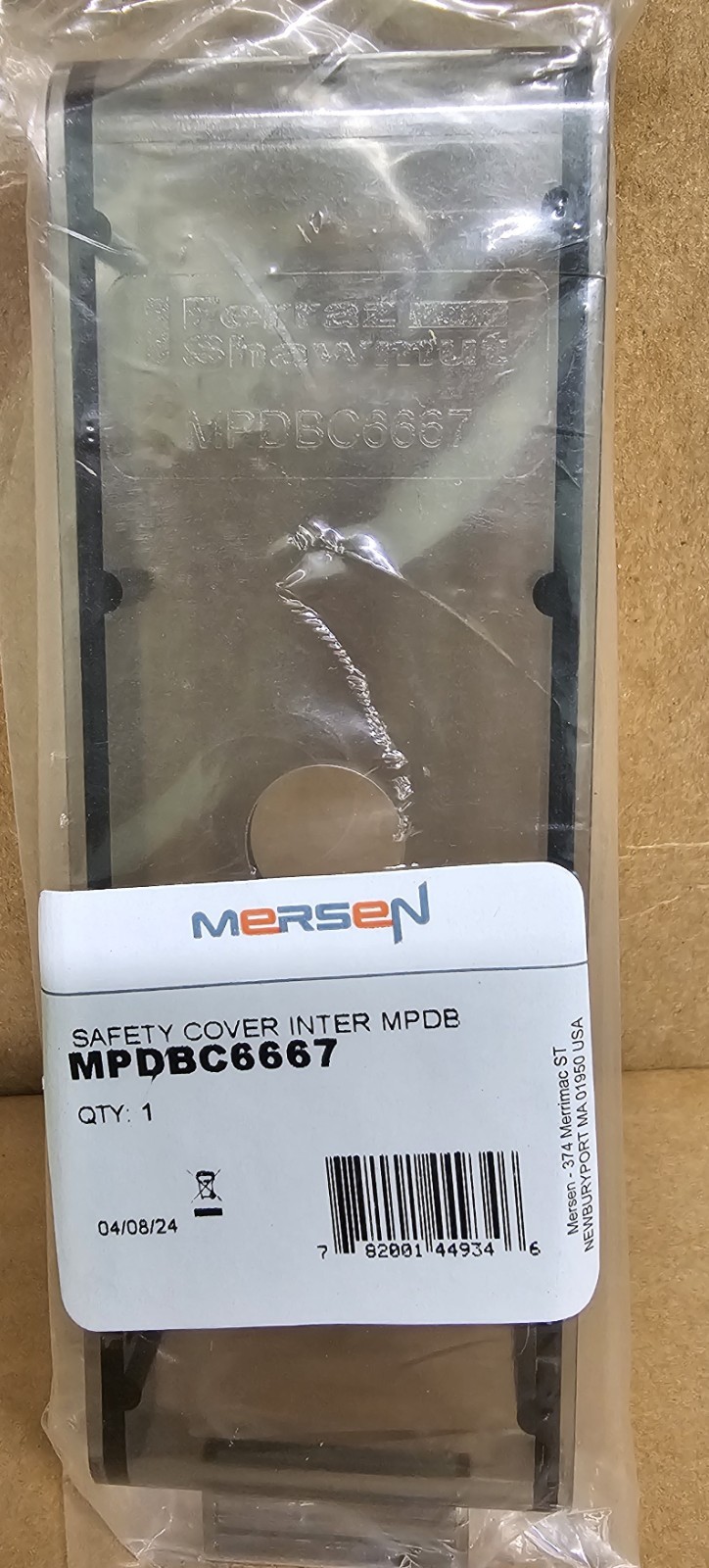 Mersen MPDBC6667 Safety Cover Inter MPDB