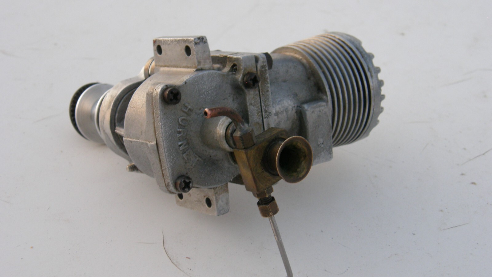 Hornet 60 Model Airplane Engine w/ Excellent Compression & Dual Ringed Piston