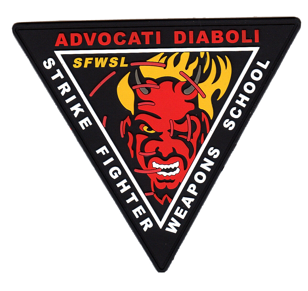 STRIKE FIGHTER WEAPONS SCHOOL PVC (SOFT RUBBER) COMMAND CHEST PATCH