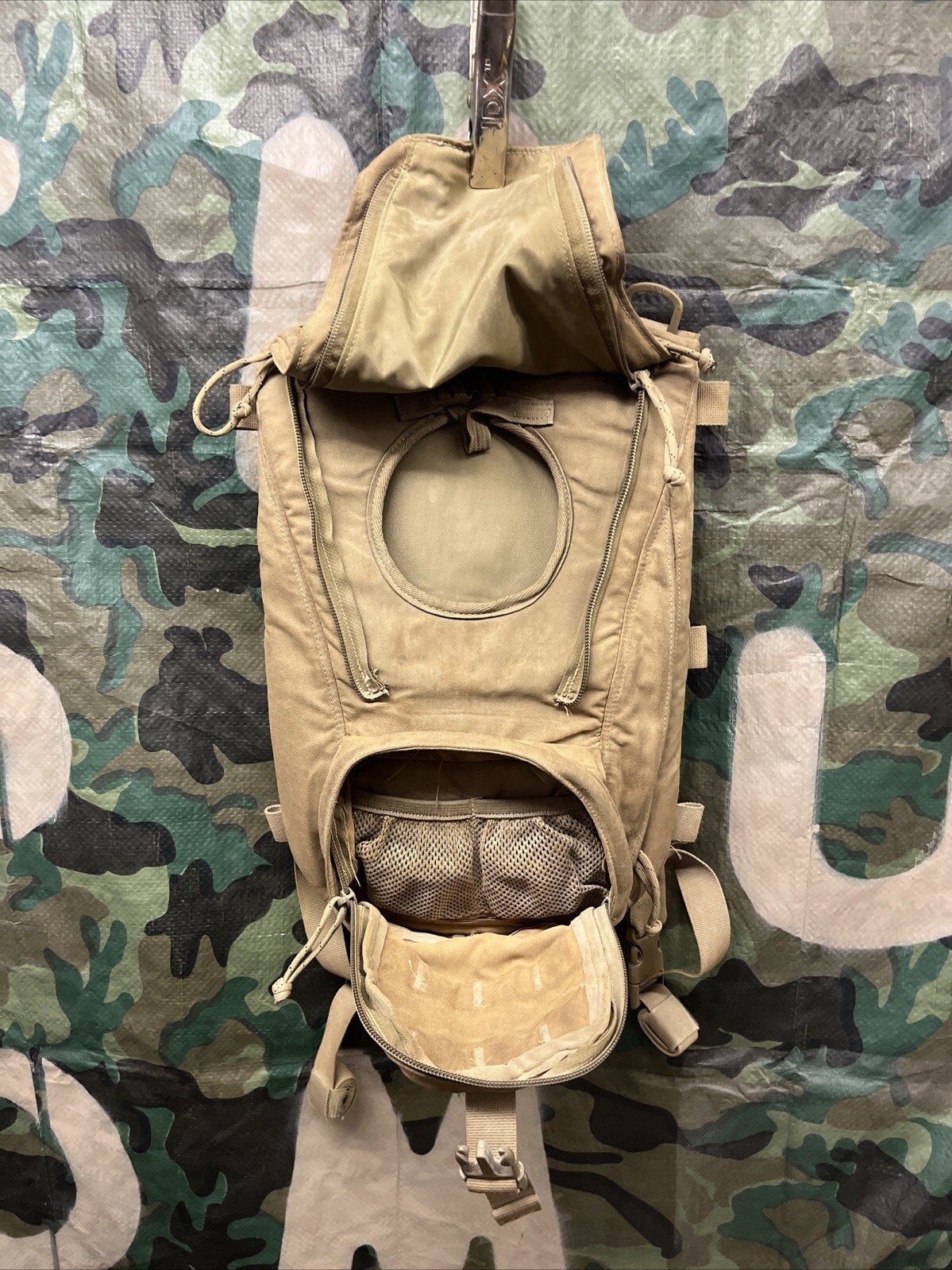 USMC Issue Coyote FILBE HYDRATION PACK Carrier Backpack (No Bladder) VGC