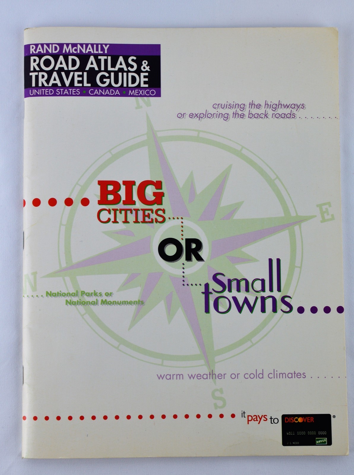 Rand McNally 1997 Road Atlas Travel Guide: United States, Canada, Mexico