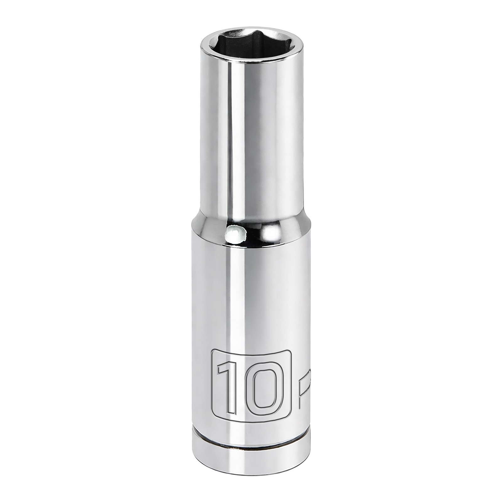 Powerbuilt 3/8 Inch Drive x 10 MM 6 Point Deep Socket - 641210