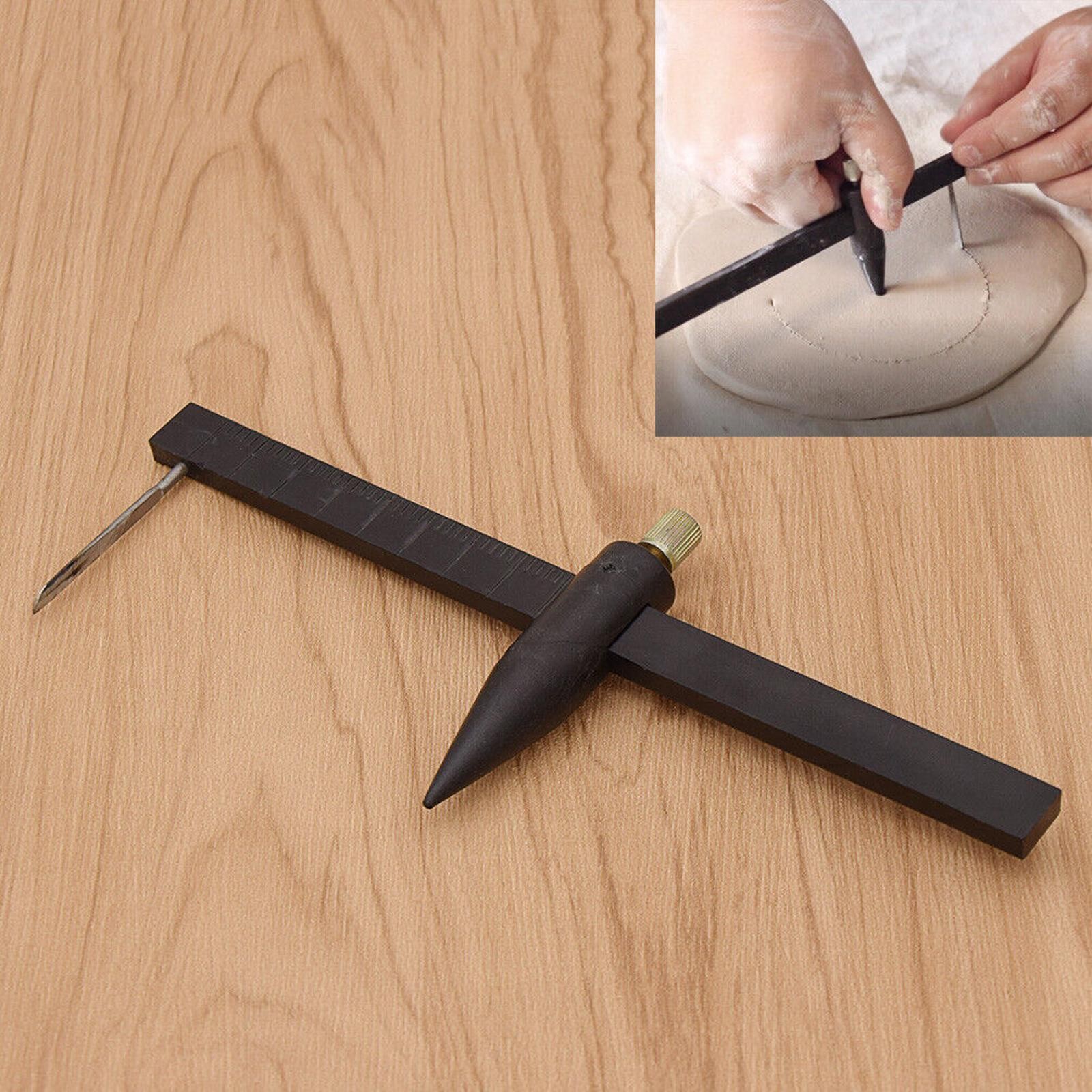 Compass Circle Cutter Measure Ruler Tool Clay Pottery Ceramic DIY Making Tools t