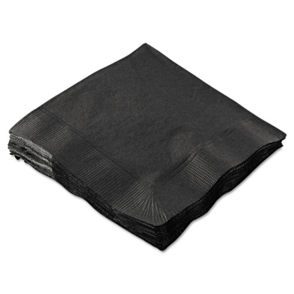 Hoffmaster 180313 9-1/2" x 9-1/2" 2-Ply Beverage Napkins - BLK (1000/Carton) New