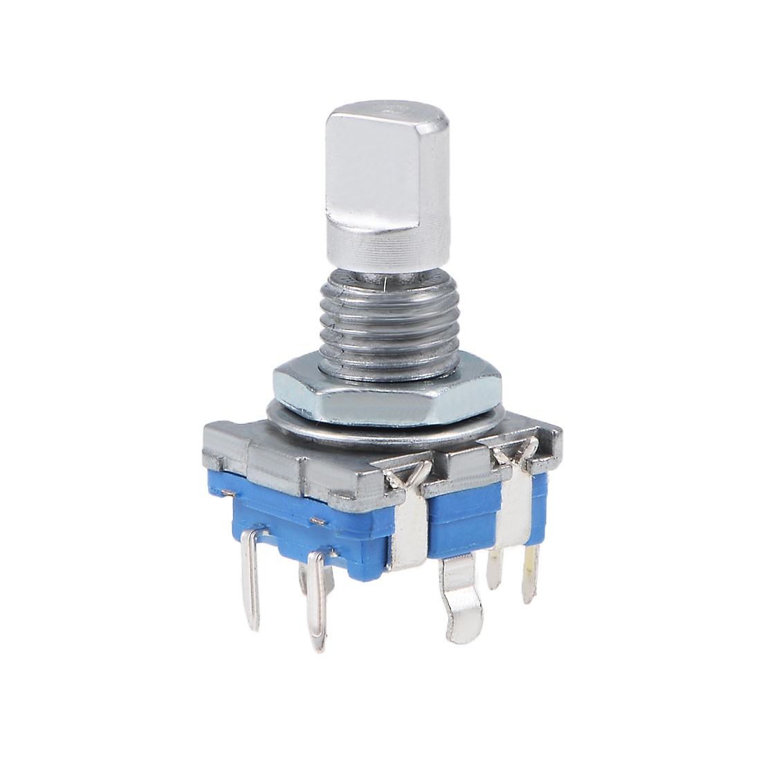 360 Degree Rotary Encoder Code Switch Digital 7 Pins 8mm D-Shaft 10pcs
