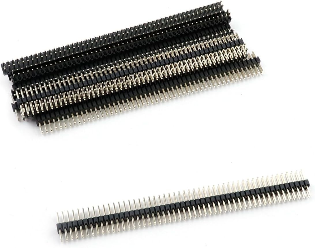 1.27mm 50Pin Double Straight Pin Header PCB Connector Kit Strip