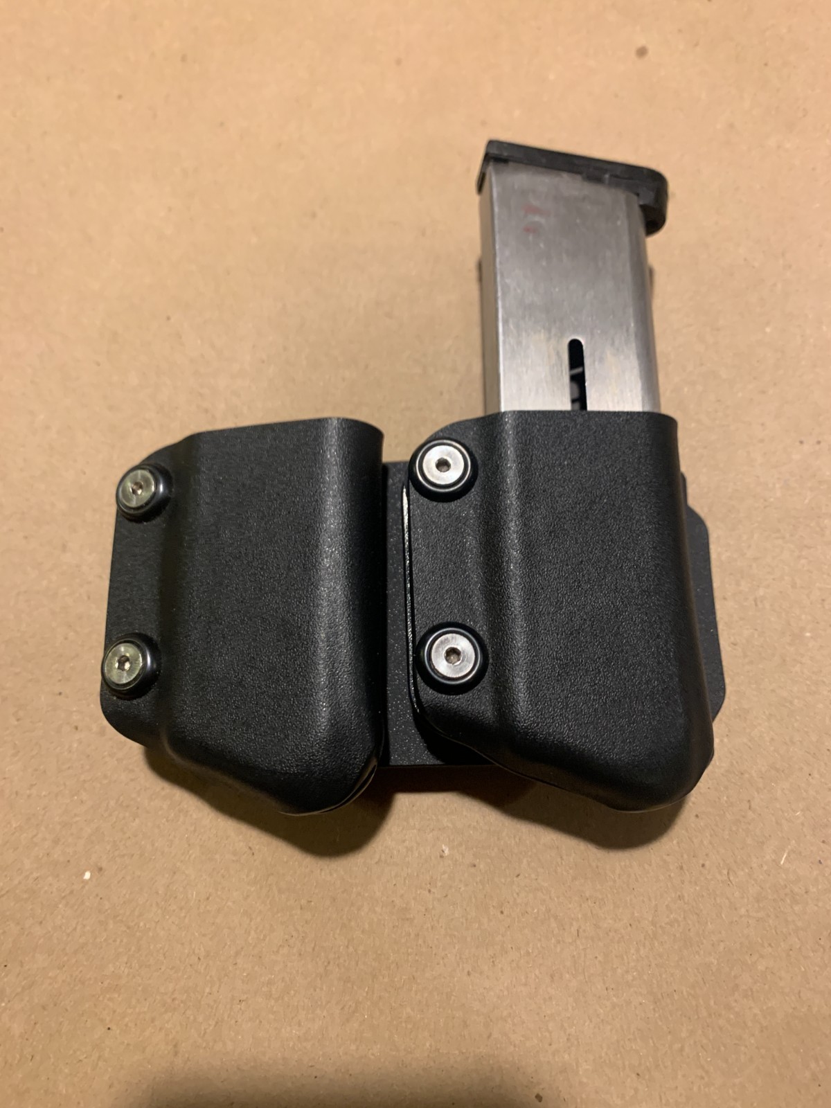 Garrett Brand Kydex LH Double Magazine Pouch Colt 1911