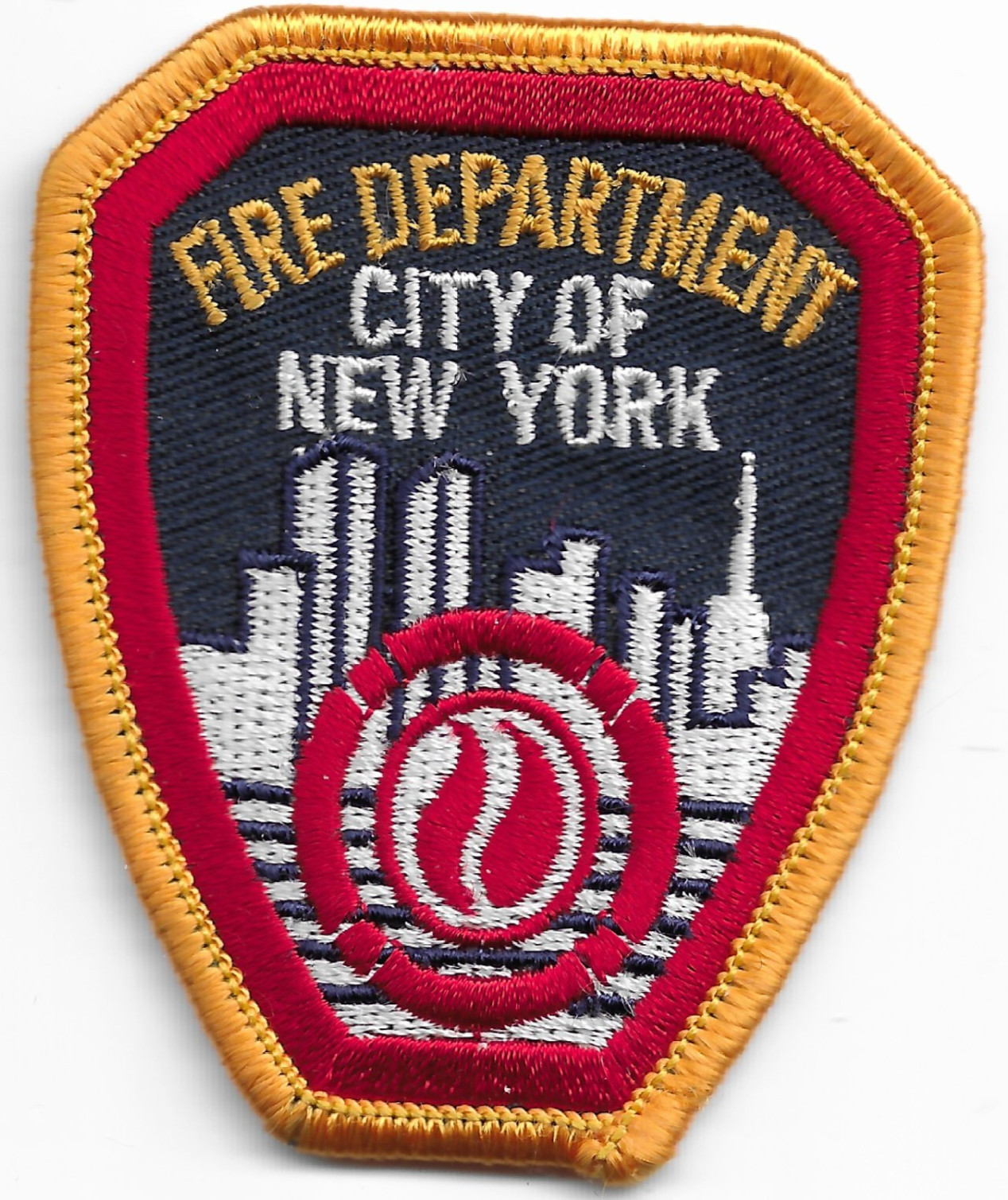 City of New York Fire Department - FDNY, NY (2" x 2.5" ballcap size) fire patch
