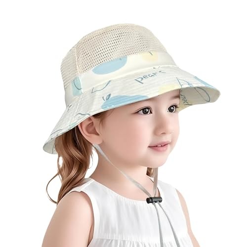 Baby Sun Hat Toddler Beach Hats with UPF 50+ Wide Brim Sun Protection Hat Blue