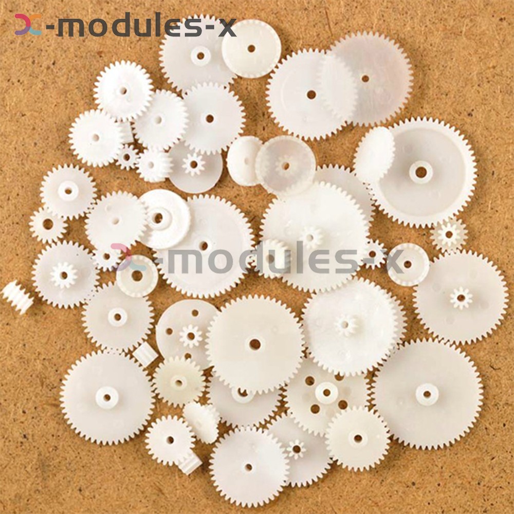 58 Styles Plastic Gears All Module 0.5 Robot Parts for DIY Arduino MF-