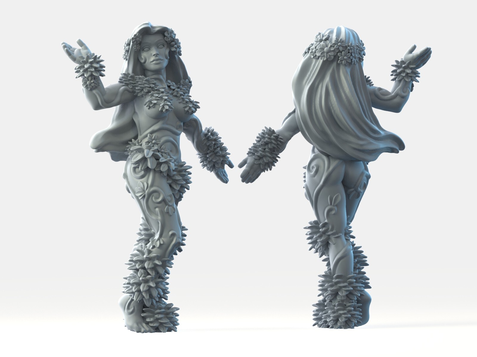 Dungeons & Dragons Playable Character - Female Dryad - Fey - Druid, Ranger