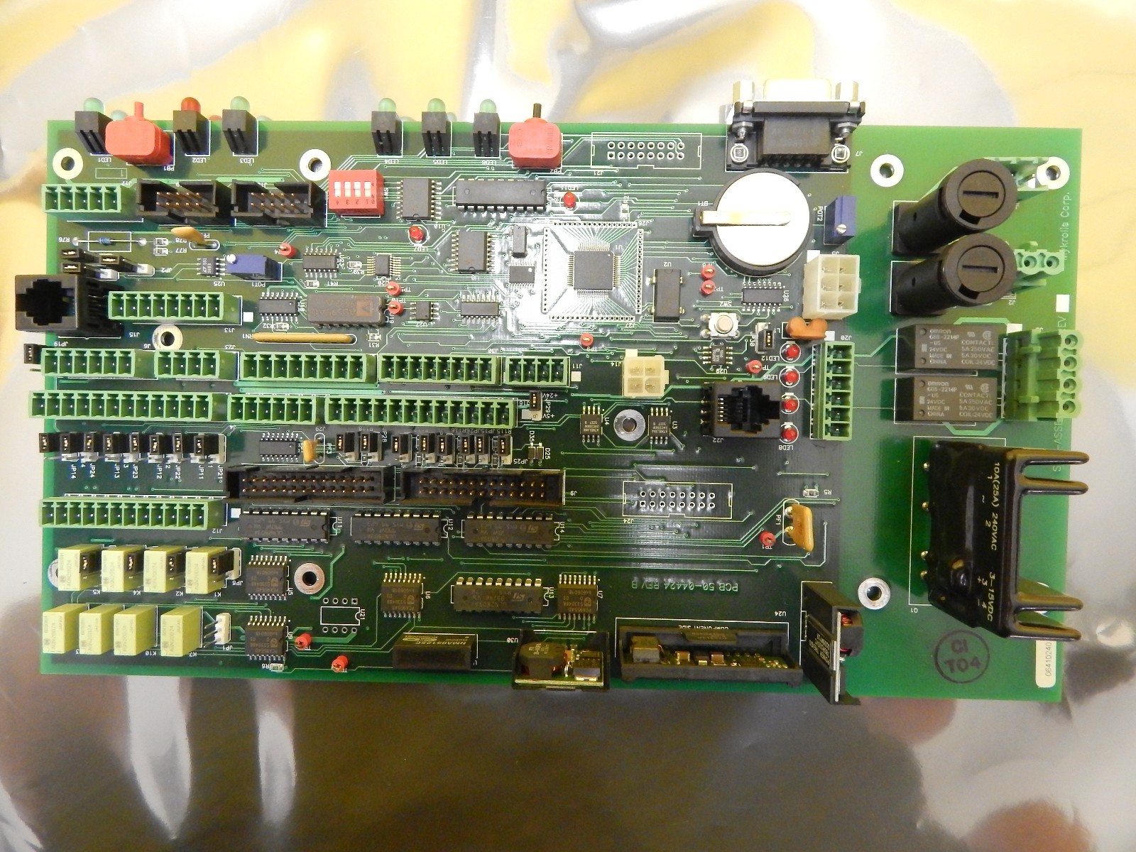 Mykrolis 50-04424 Interface Board PCB Sub-Assembly 40-04425 Used Working