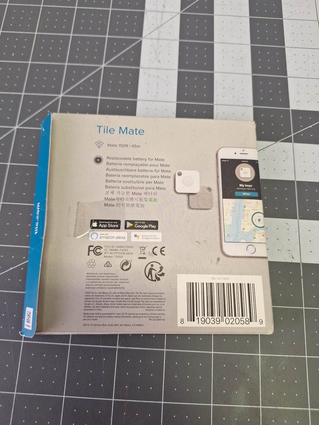 Tile Mate EC-13001 Battery Not Included