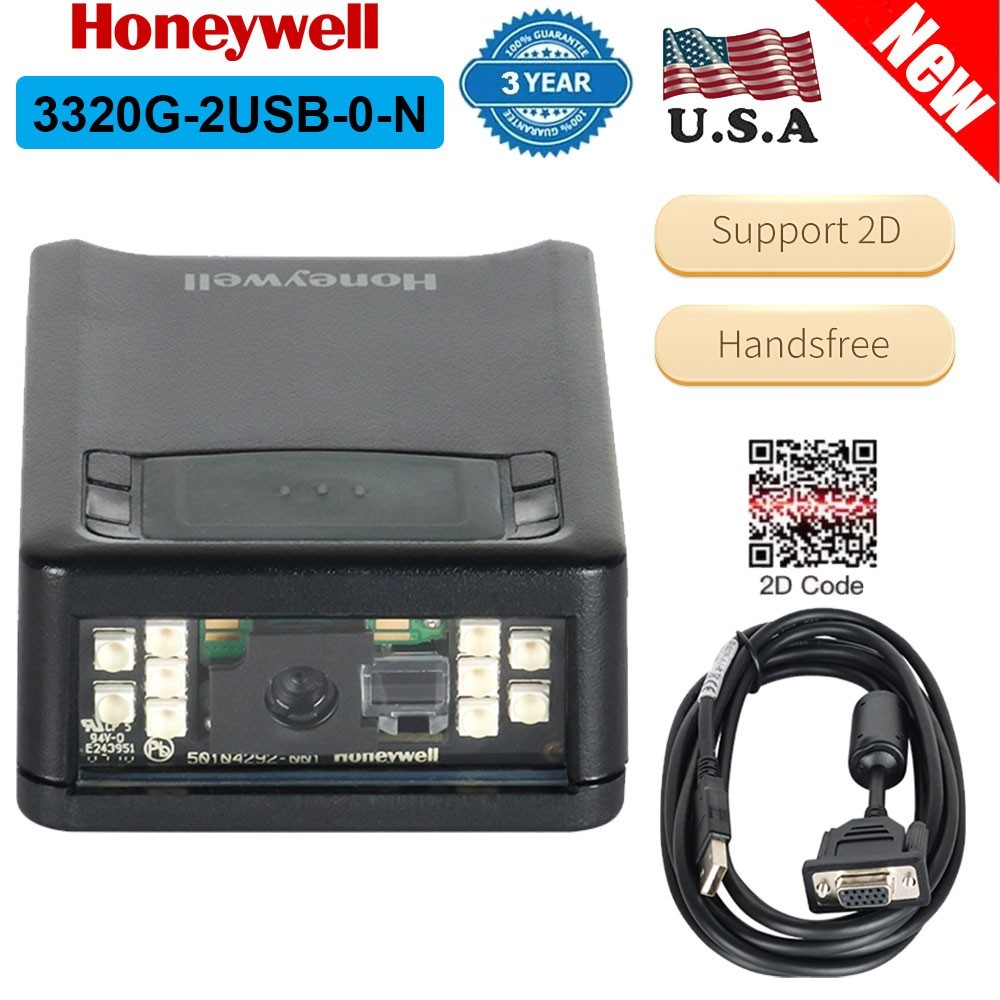 Honeywell Vuquest 3320G-2USB-0-N Area-Imaging Desktop IP53 USB Barcode Scanner