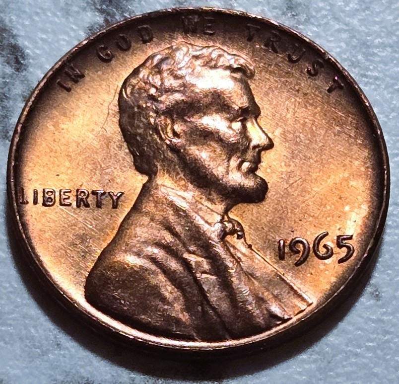 1965 P Philadelphia Lincoln Memorial Penny Uncirculated Free S&H BIN721
