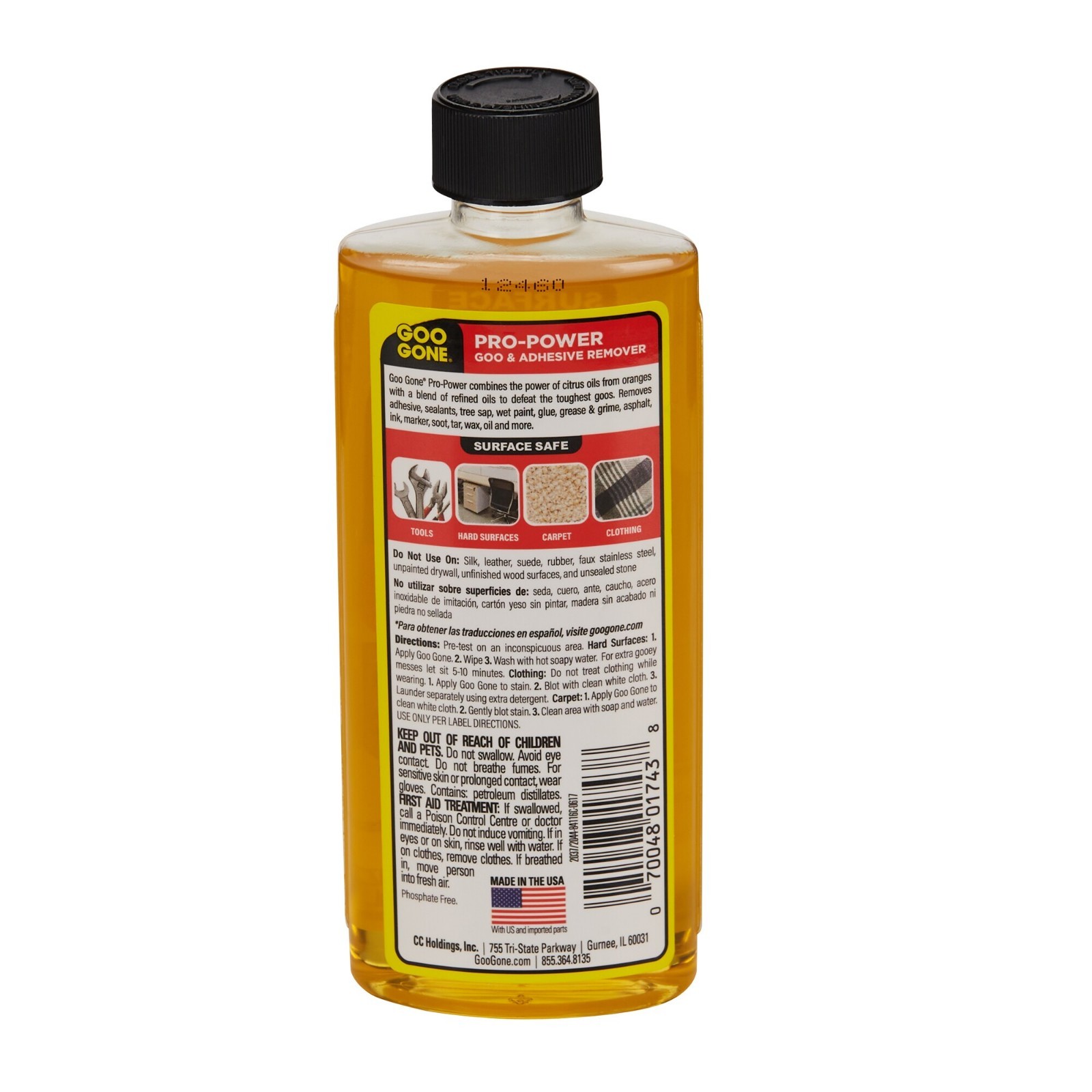 Goo Gone Pro Power Adhesive Remover 8 oz