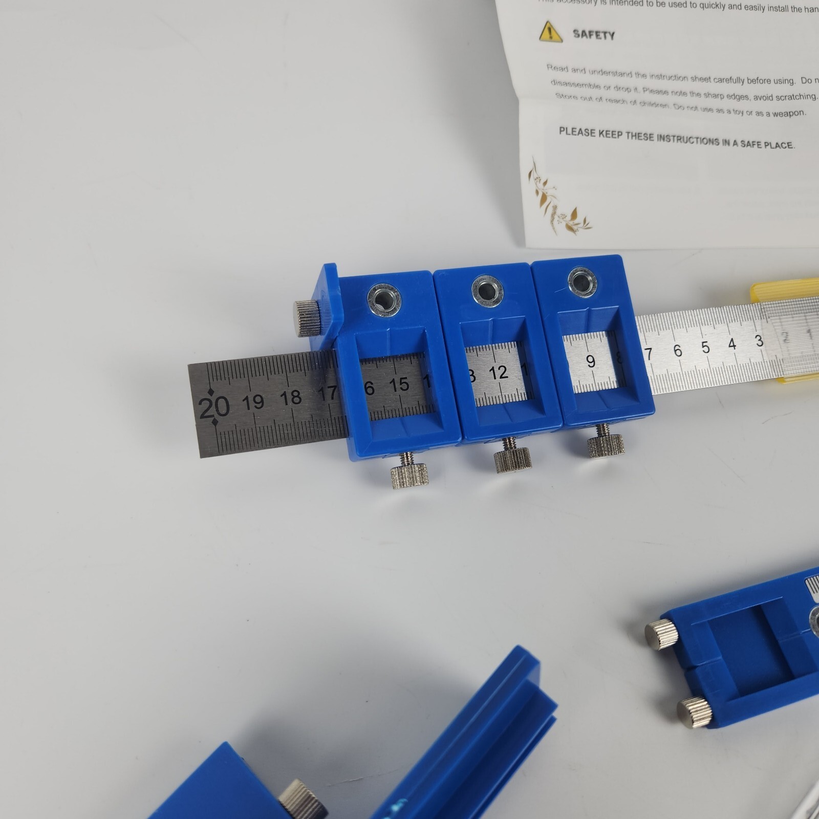 Adjustable Jig Tool for Easy Cabinet Hardware Install - DIYers' Must-Have: