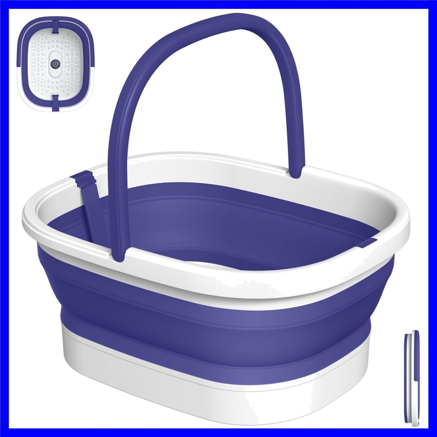 Foot Soaking Tub Collapsible Bucket for Foot Bath Soak Tub, Feet Basin Soaker...