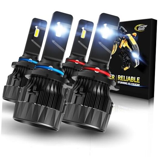 9005 9006 Fog Lights 1:1 Size with Ultra Mini Silent Fan Off-Road 90 05 90 06