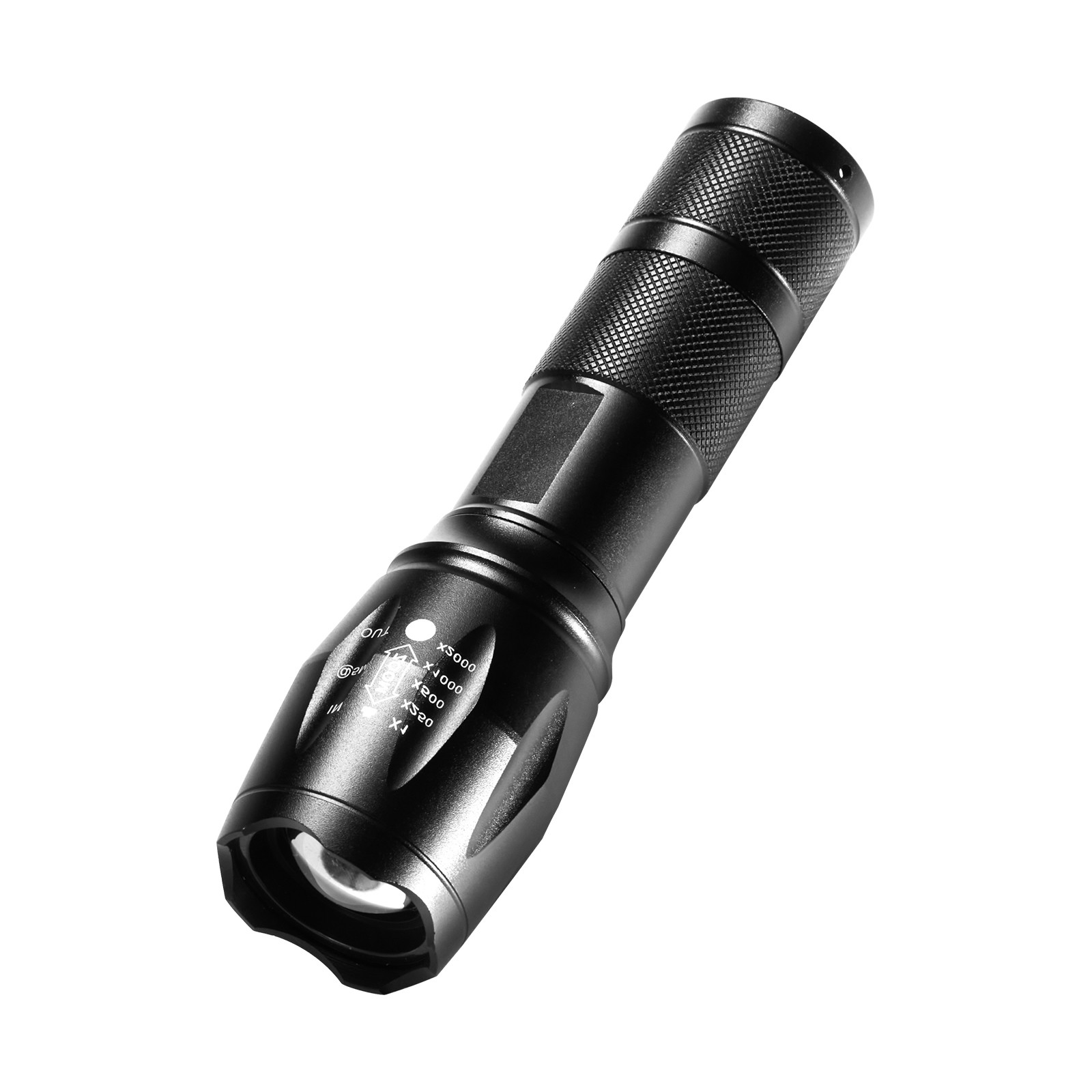 VEVOR 2 Pack Flashlights 2000 High Lumens 5 Modes Adjustable Focus Flashlight