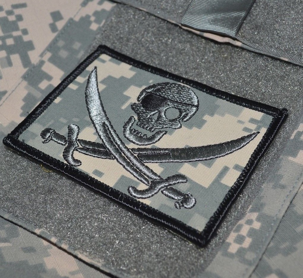 INHERENT RESOLVE JOINT TASK FORCE vêlkrö CAMO PATCH: ISIS HUNTER + SP OPS TAB