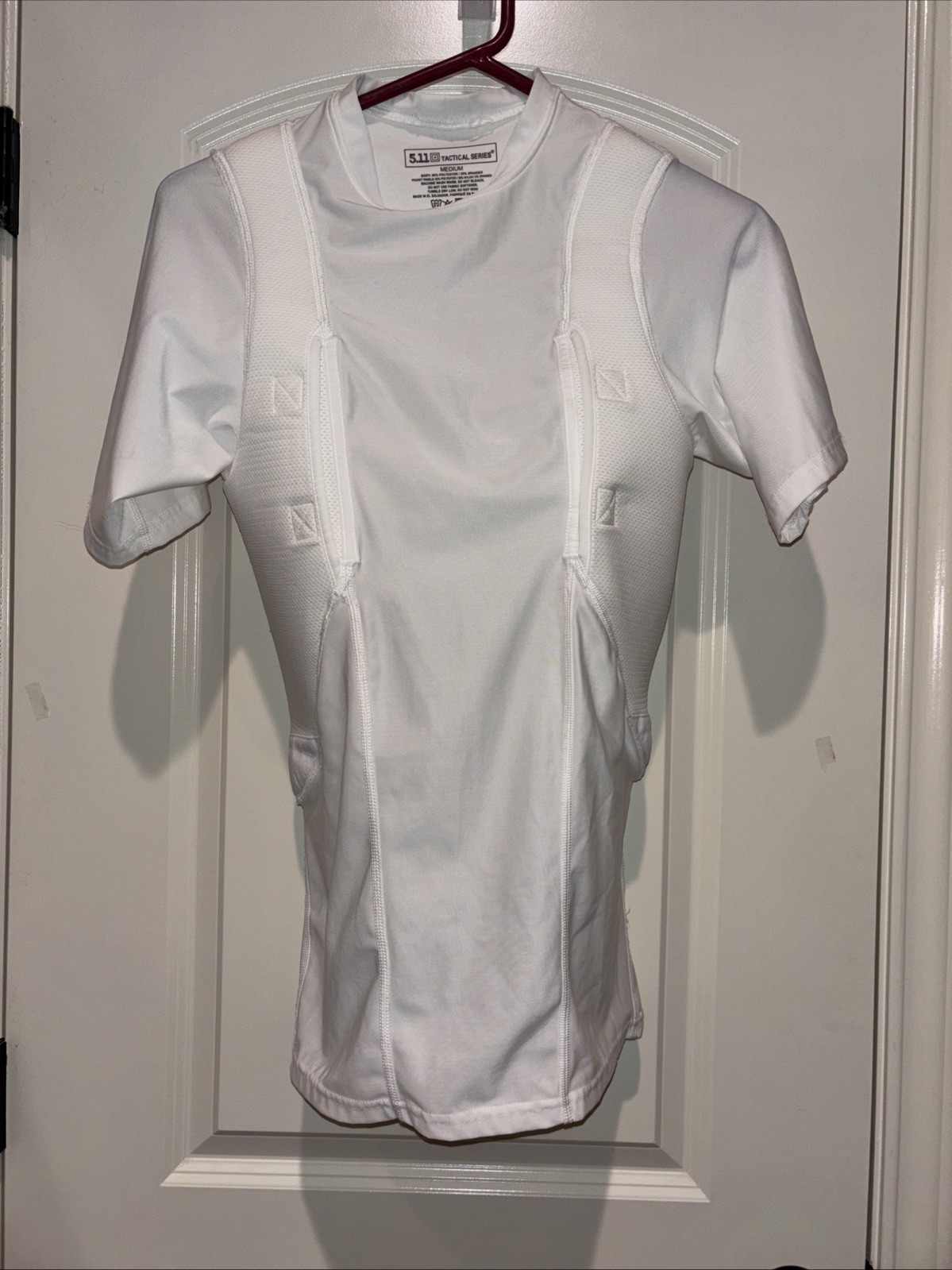 5.11 Tactical Series Compression Holster Shirt Mens S Padded White
