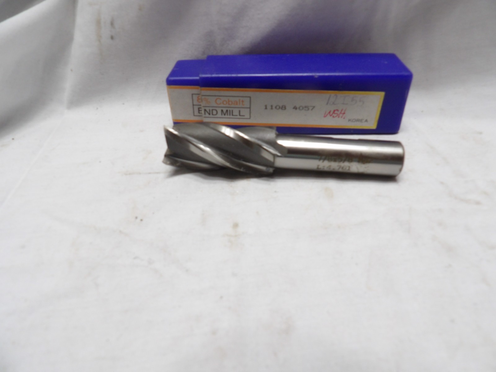 7/8" 4 Flute End Mill with 5/8" Shaft