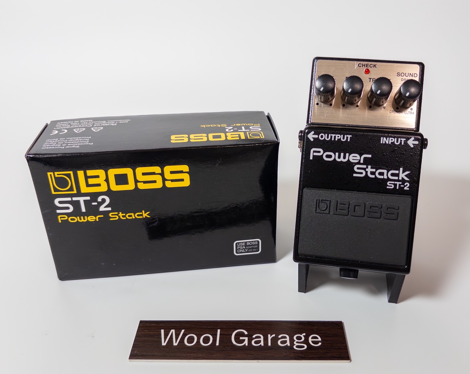 BOSS ST-2 Power Stack Overdrive Distortion Guitar Pedal Tested Working PSA Japan