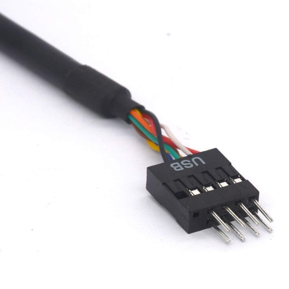 2x USB 3.0 19 Pin Female to USB 2.0 9 Pin Male PC Motherboard Cable Adapter