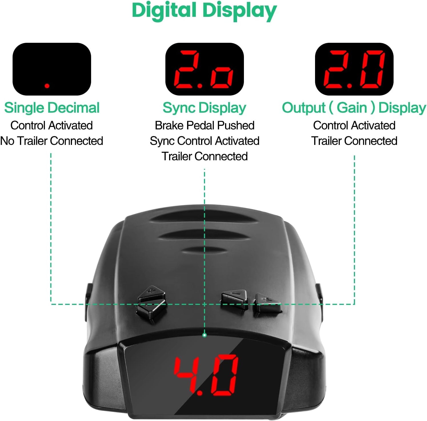 Trailer Brake Controller, Time-Delay Brake Controller Axle Trailers,Protection