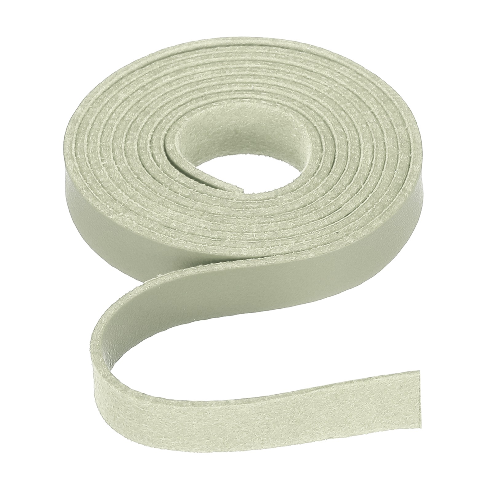 Flat Leather Cord 39 Inch 8mm ,[for Jewelry Making] -1m/Cream