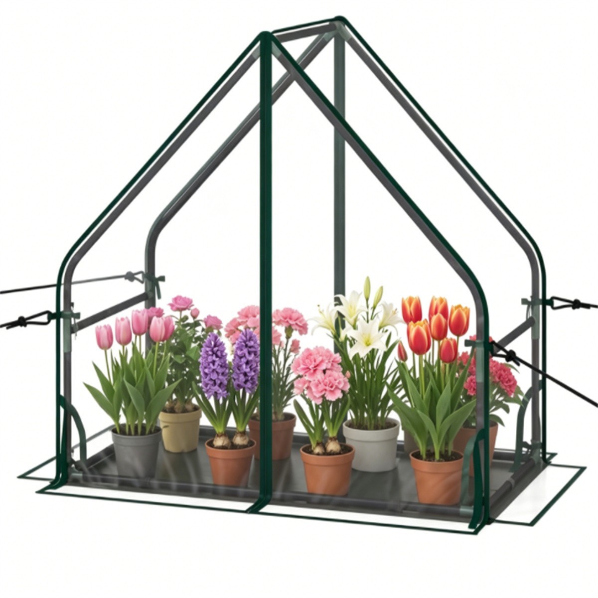 Plant Grow Tent Ortable Mini Greenhouse Waterproof Clear Pvc Wind Resistant