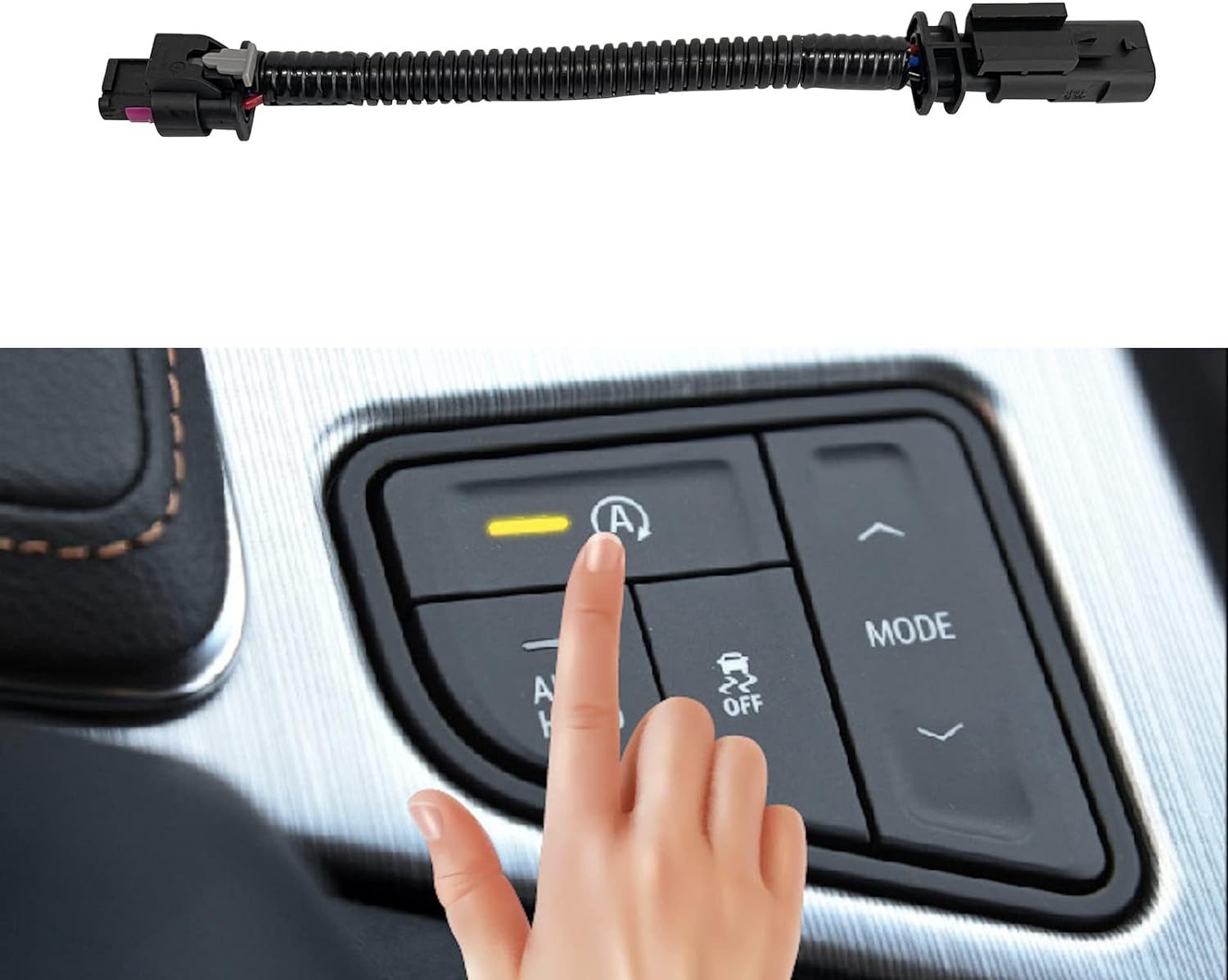 Auto Start Stop Small Plug, Black
