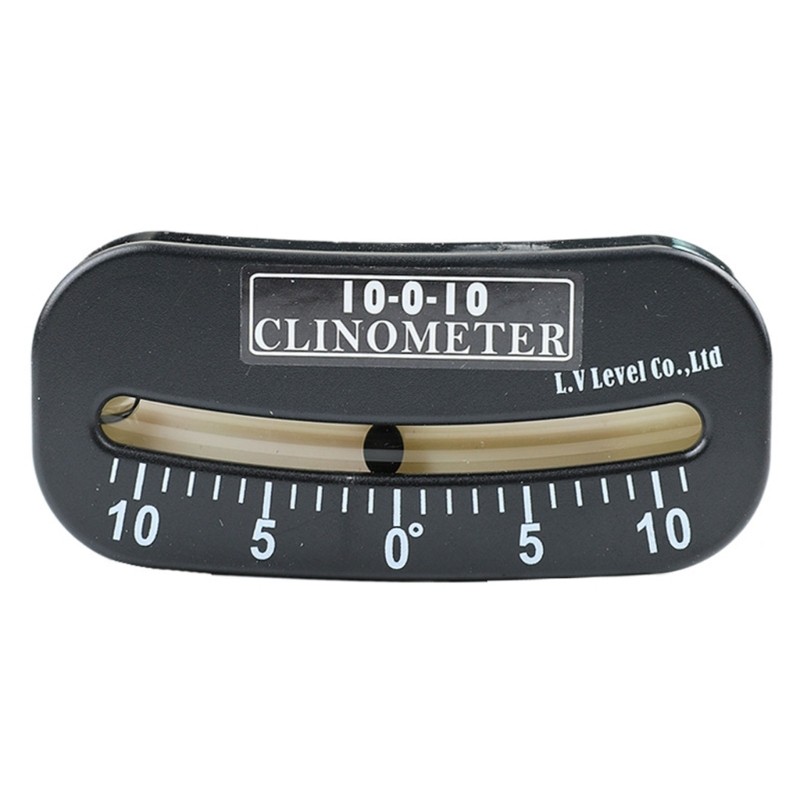 Plastic Inclinometer Slope AnglesRuler SpiritsLevel Bubble for 0-10Degree