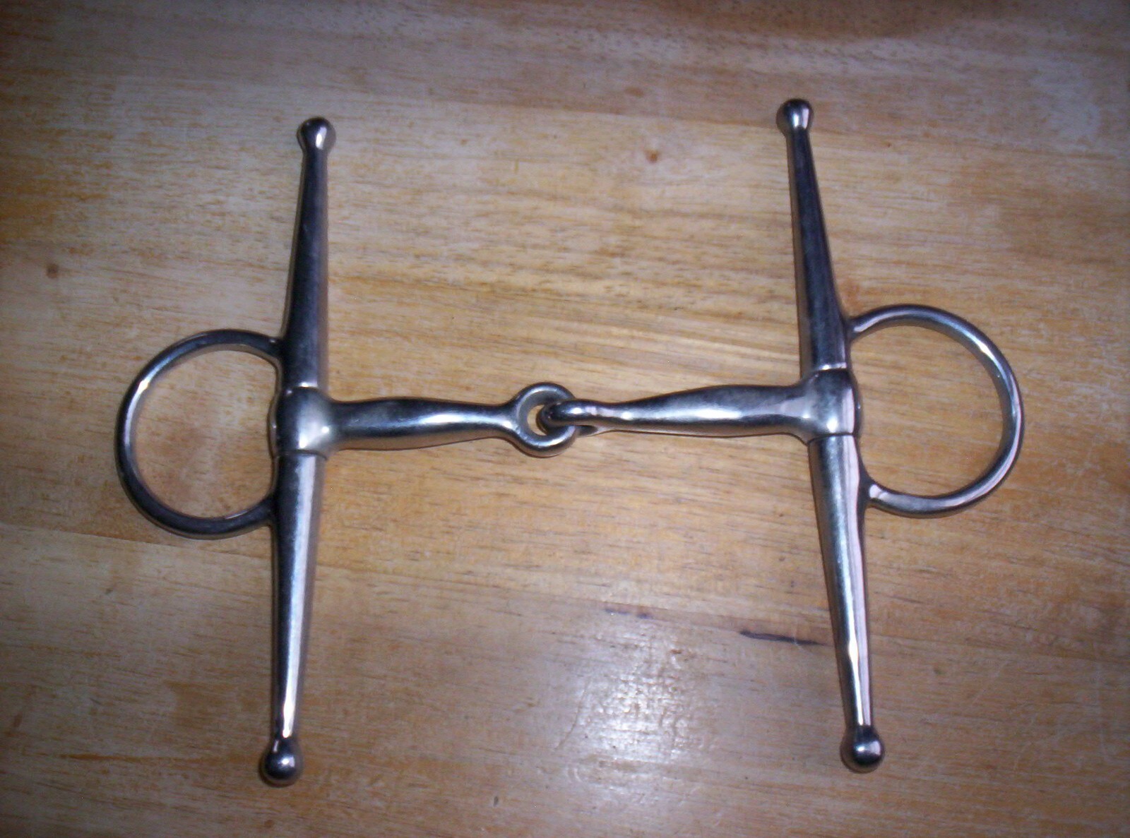 Used Stainless Full Cheek Snaffle  4 3/4" Mouth  7" Shanks