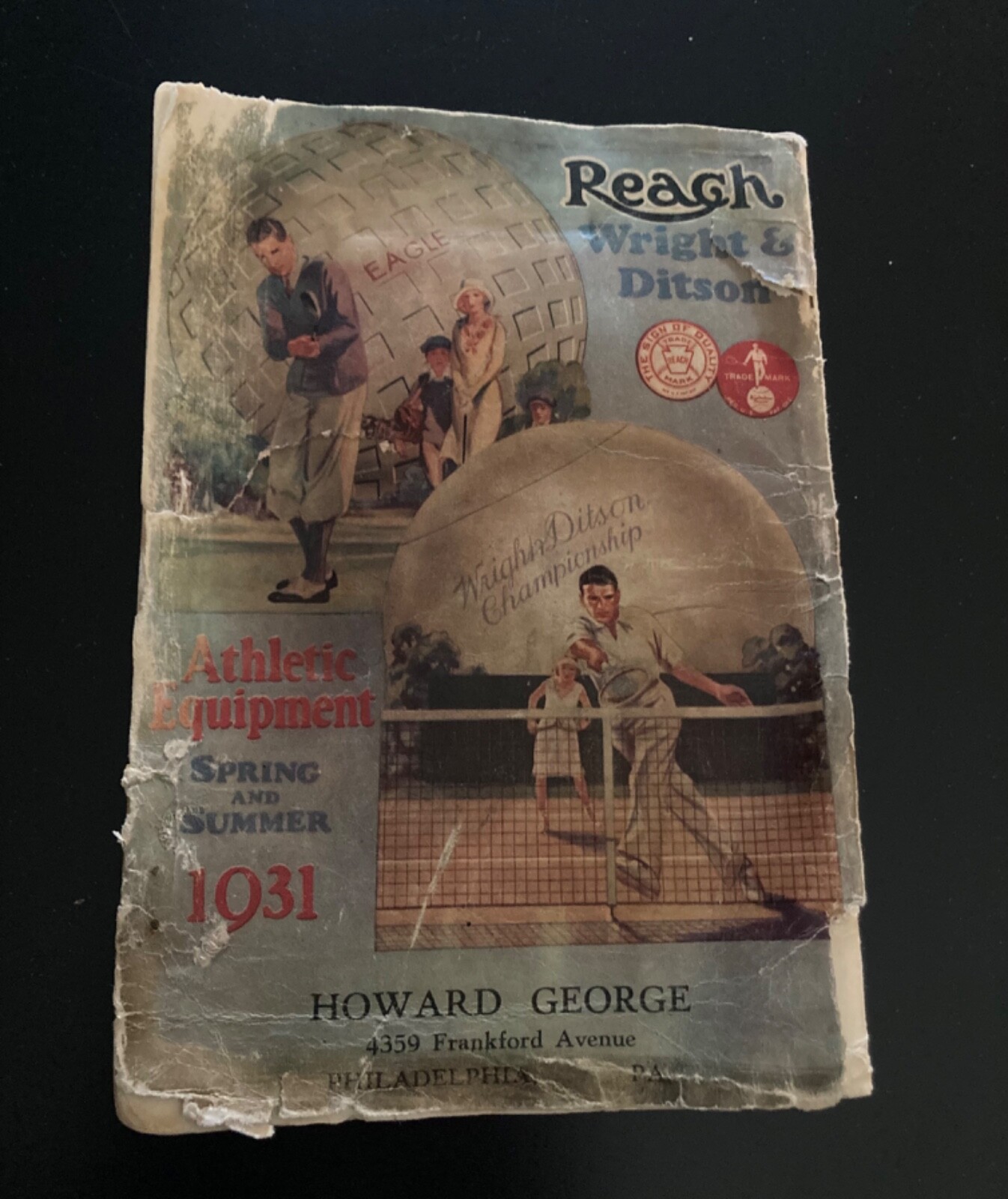 1931 Wright & Ditson Reach Spring and Summer Catalog
