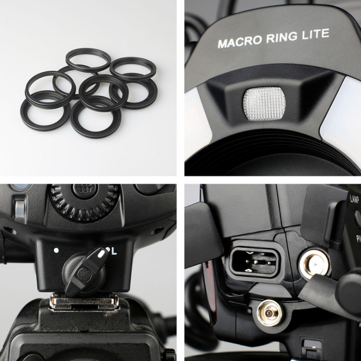 Meike MK-14EXT i-TTL LED Macro Ring Light Flash Speedlite Canon Nikon Camera