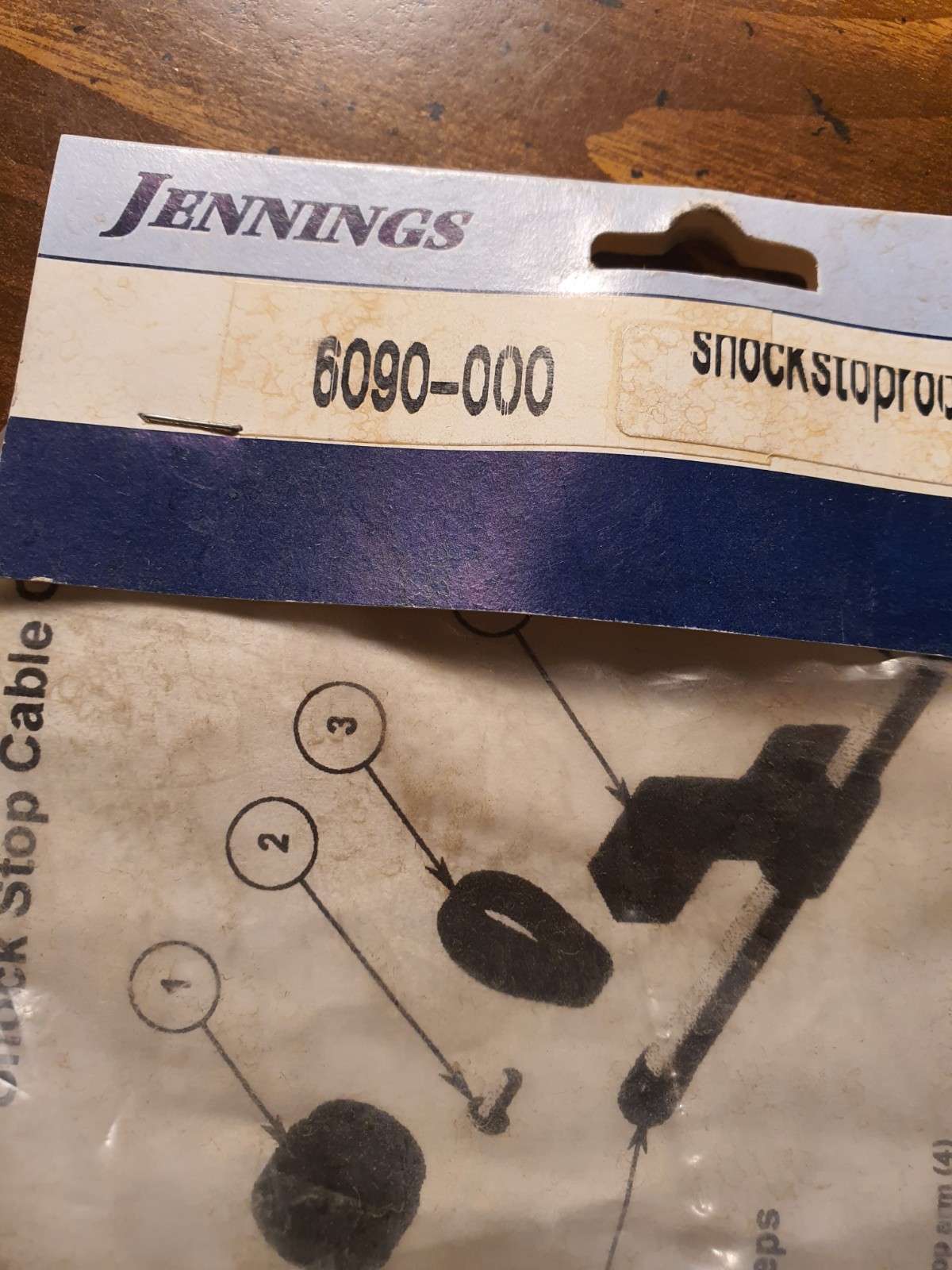 Jennings Archery Shock Stop Cable Guard Rod Assembly