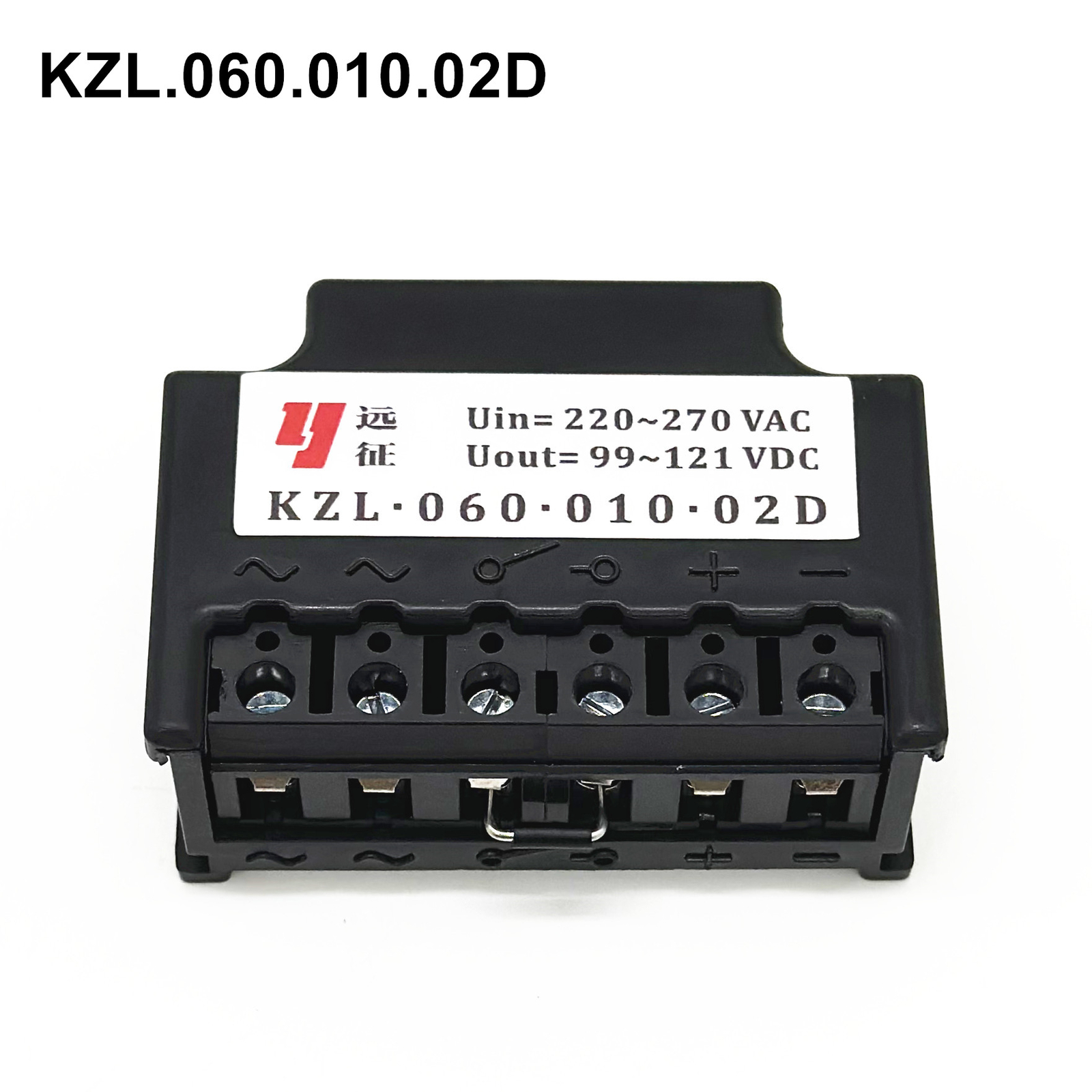 KZL-060-010-02D KZL.060.010.02D Uin=220~270VAC Uout=99~121VD brake rectifier